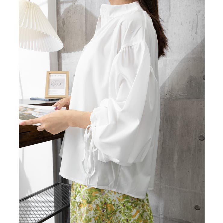 ランタンスリーブシャツブラウスレディース | SUNSHINE CLOSET | 詳細画像16 