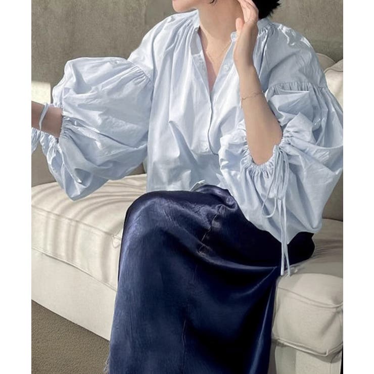 ランタンスリーブシャツブラウスレディース | SUNSHINE CLOSET | 詳細画像2 