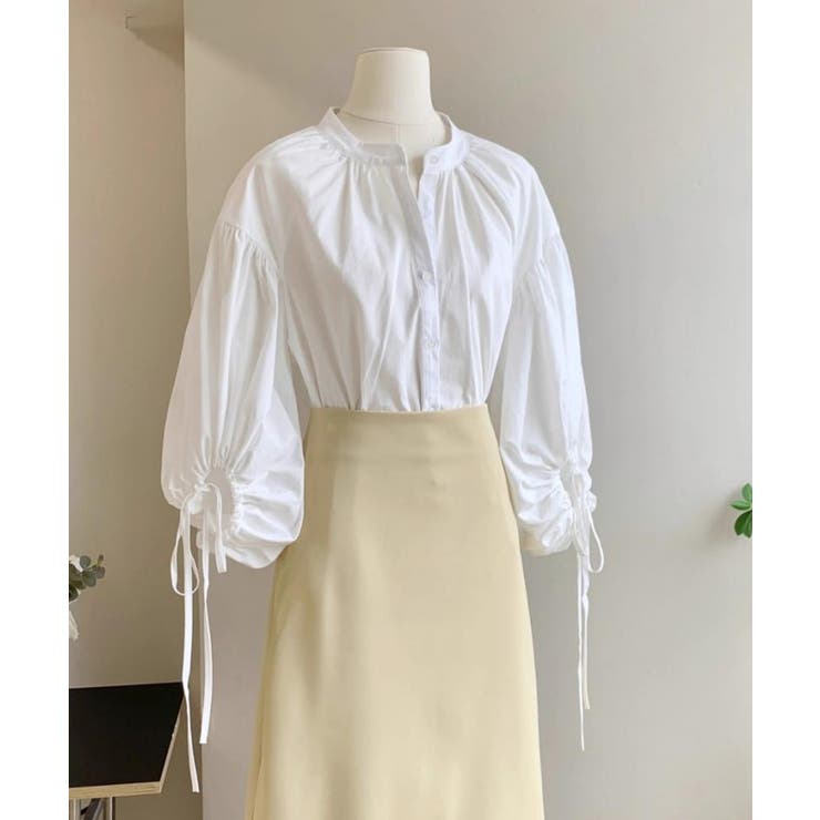 ランタンスリーブシャツブラウスレディース | SUNSHINE CLOSET | 詳細画像6 