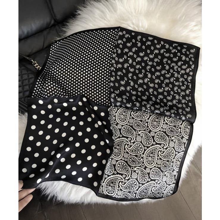 スクエアスカーフ シルク調スカーフ 上品 | SUNSHINE CLOSET | 詳細画像15 