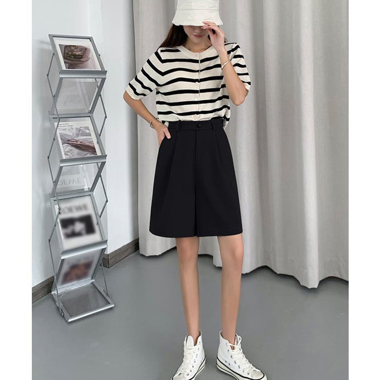 シーニュ Cygne フロントタックショートパンツ miniqu