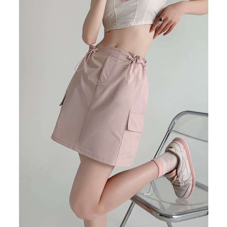 カーゴスカート ミニスカートハイウエスト | SUNSHINE CLOSET | 詳細画像10 
