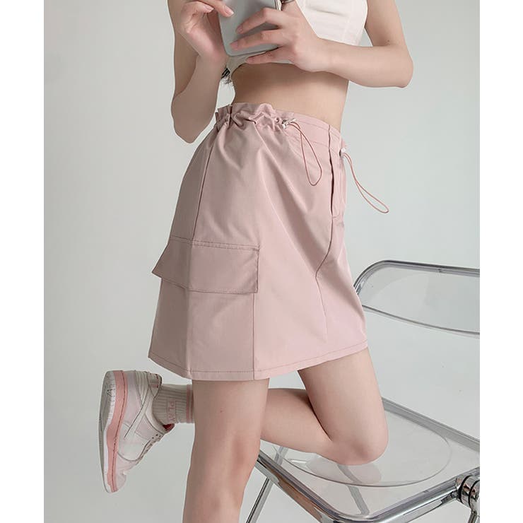 カーゴスカート ミニスカートハイウエスト | SUNSHINE CLOSET | 詳細画像11 