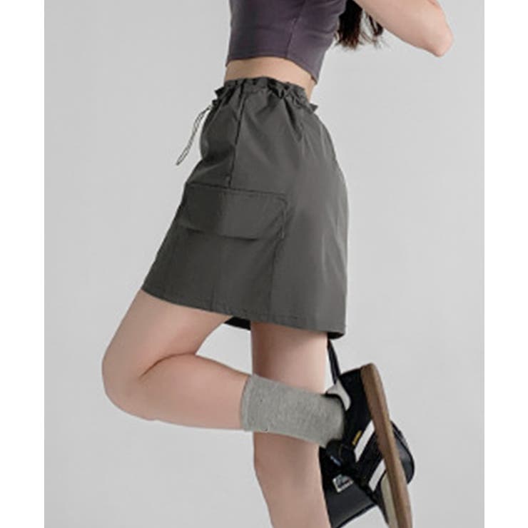 カーゴスカート ミニスカートハイウエスト | SUNSHINE CLOSET | 詳細画像5 