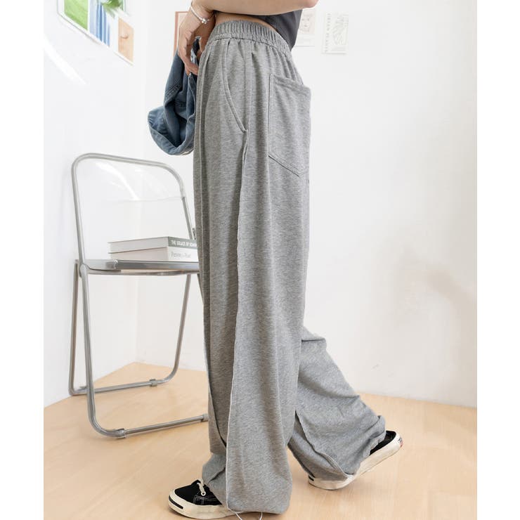 ワイドスウェットパンツ フロントライン | SUNSHINE CLOSET | 詳細画像16 