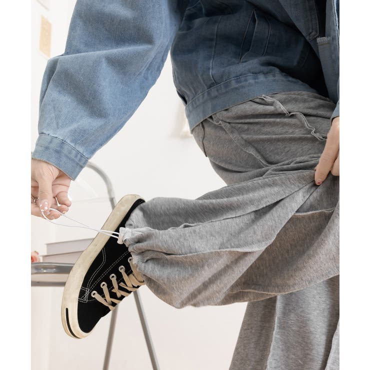 ワイドスウェットパンツ フロントライン | SUNSHINE CLOSET | 詳細画像19 