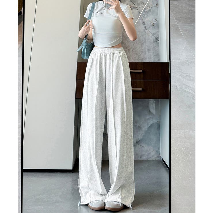 ワイドスウェットパンツ フロントライン | SUNSHINE CLOSET | 詳細画像2 