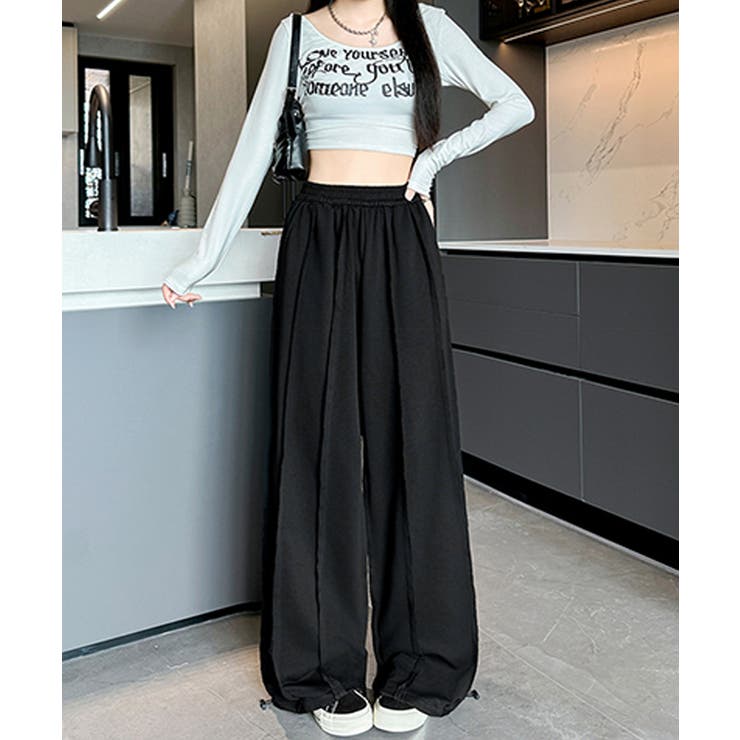 ワイドスウェットパンツ フロントライン | SUNSHINE CLOSET | 詳細画像8 