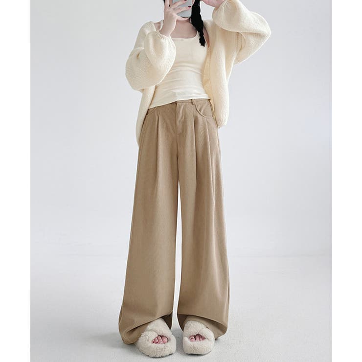 コーデュロイパンツレディースワイドパンツ | SUNSHINE CLOSET | 詳細画像13 