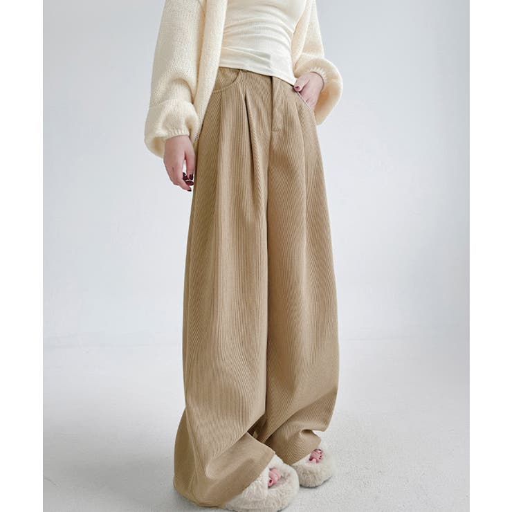 コーデュロイパンツレディースワイドパンツ | SUNSHINE CLOSET | 詳細画像14 