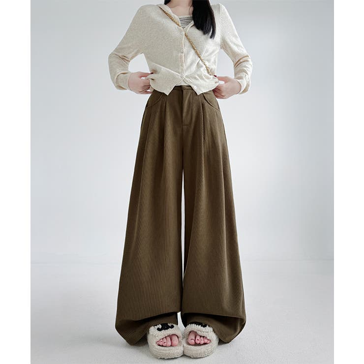 コーデュロイパンツレディースワイドパンツ | SUNSHINE CLOSET | 詳細画像17 