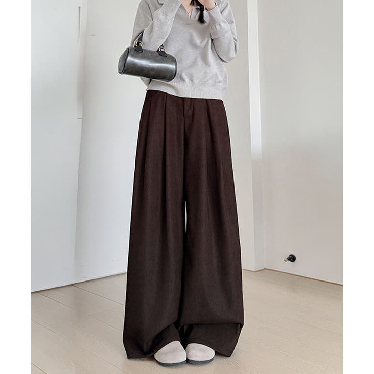コーデュロイパンツレディースワイドパンツ | SUNSHINE CLOSET | 詳細画像2 