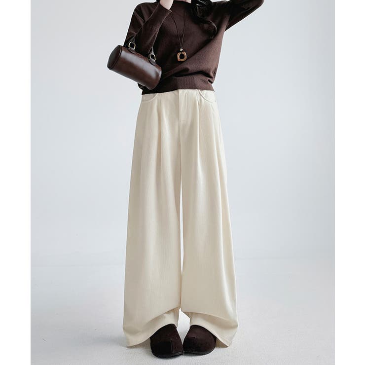 コーデュロイパンツレディースワイドパンツ | SUNSHINE CLOSET | 詳細画像9 