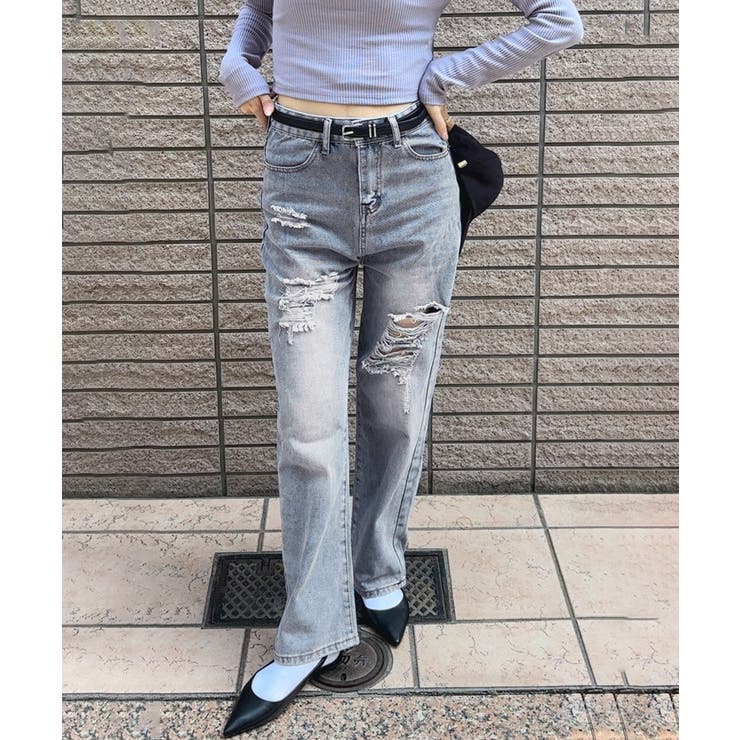 ダメージデニムパンツ クラッシュジーンズ | SUNSHINE CLOSET | 詳細画像23 