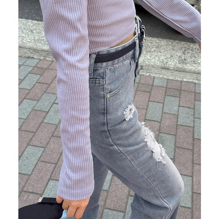 ダメージデニムパンツ クラッシュジーンズ | SUNSHINE CLOSET | 詳細画像25 