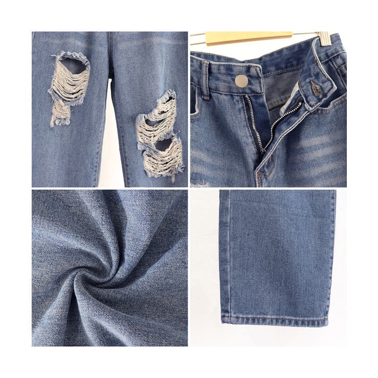 ダメージデニムパンツ クラッシュジーンズ | SUNSHINE CLOSET | 詳細画像33 