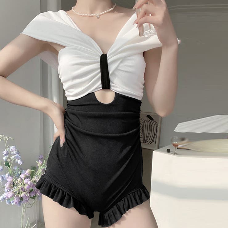 ワンピース水着 レディース体型カバー水着 | SUNSHINE CLOSET | 詳細画像2 