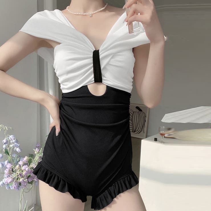 ワンピース水着 レディース体型カバー水着 | SUNSHINE CLOSET | 詳細画像6 