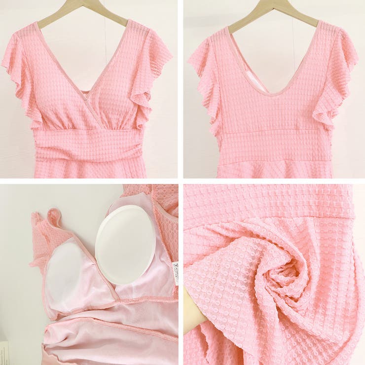 ぽっちゃり水着 カシュクール風体型カバー | SUNSHINE CLOSET | 詳細画像4 
