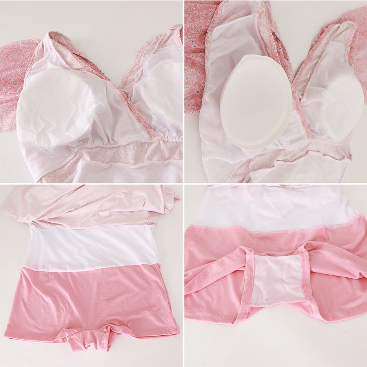 小花柄 ぽっちゃり水着 大きいサイズ温泉 | SUNSHINE CLOSET | 詳細画像10 