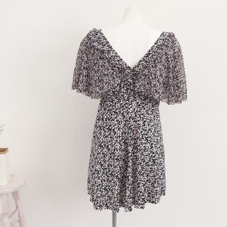 小花柄 ぽっちゃり水着 大きいサイズ温泉 | SUNSHINE CLOSET | 詳細画像14 