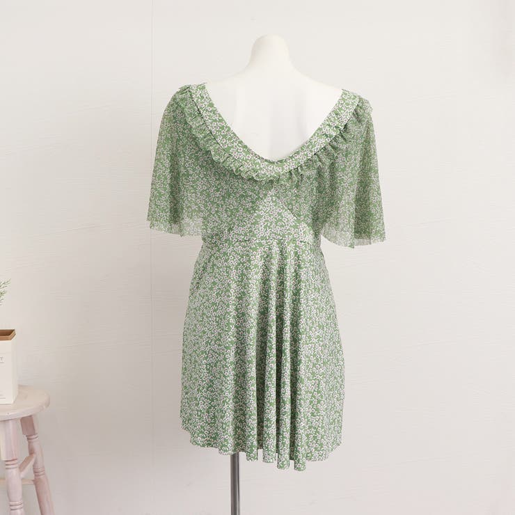 小花柄 ぽっちゃり水着 大きいサイズ温泉 | SUNSHINE CLOSET | 詳細画像20 