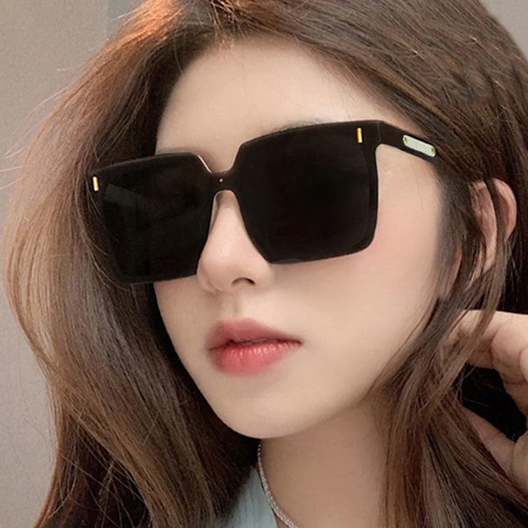 スクエアサングラス ビックフレームメガネ | SUNSHINE CLOSET | 詳細画像1 