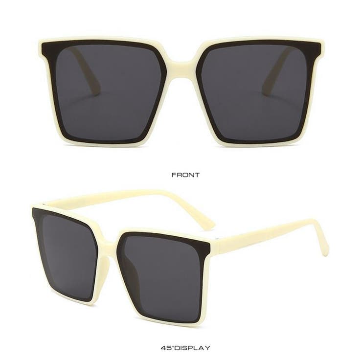 スクエアサングラス ビックフレームメガネ | SUNSHINE CLOSET | 詳細画像12 