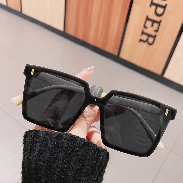 スクエアサングラス ビックフレームメガネ | SUNSHINE CLOSET | 詳細画像7 