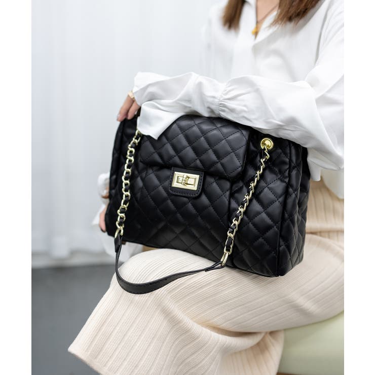 キルティング トートバッグ レディース鞄 | SUNSHINE CLOSET | 詳細画像3 