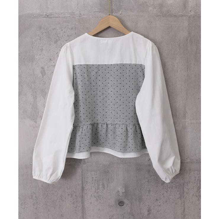 ノーカラーブラウスレディースおしゃれ 重ね着風トップス 前開きシャツ体型カバーフ… | SUNSHINE CLOSET | 詳細画像18 