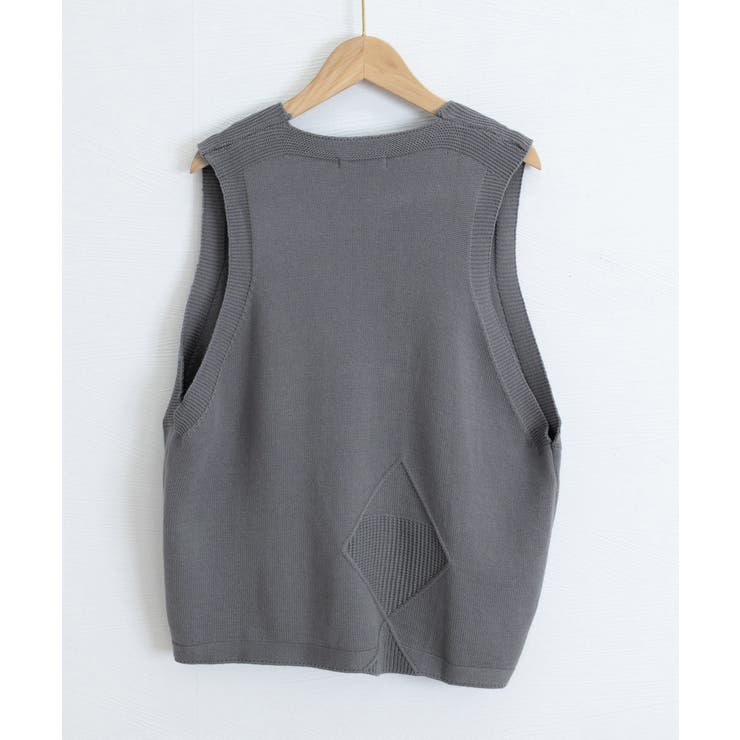 ニットベスト レディース 前開きチョッキ | SUNSHINE CLOSET | 詳細画像28 