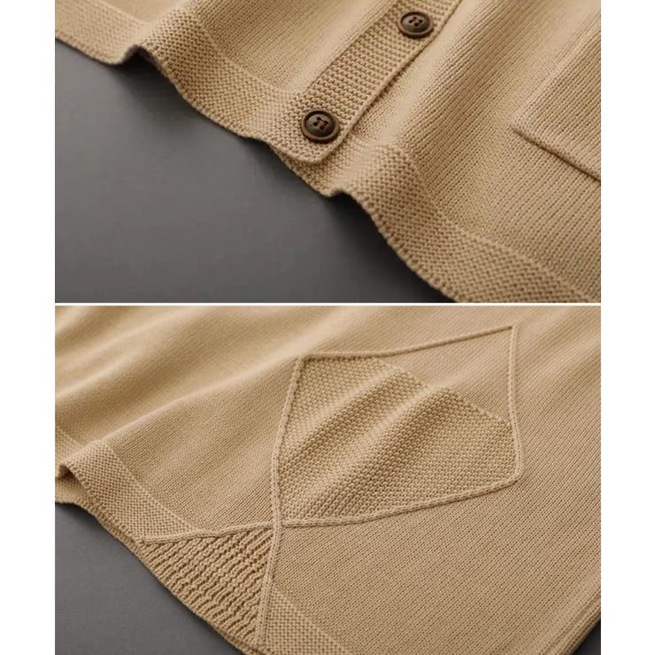 ニットベスト レディース 前開きチョッキ | SUNSHINE CLOSET | 詳細画像32 