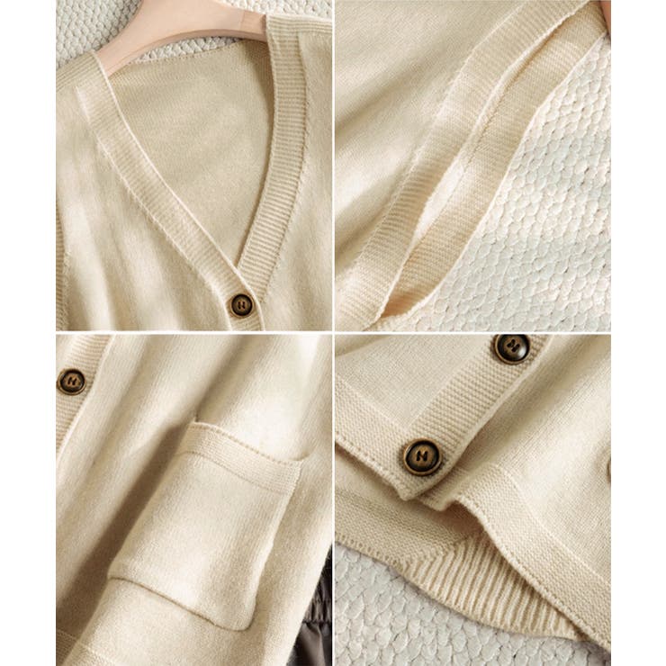 ニットベスト レディース 前開きチョッキ | SUNSHINE CLOSET | 詳細画像34 