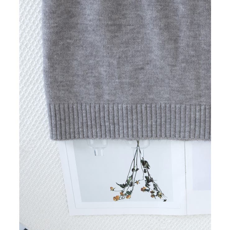 ハーフジップ ニットベストスタンドカラー | SUNSHINE CLOSET | 詳細画像22 