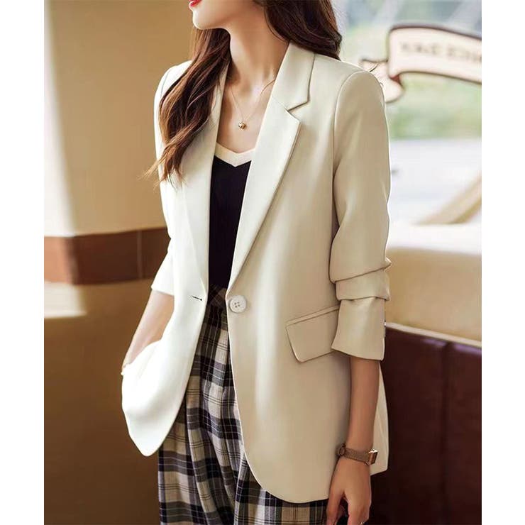 バックスリットテーラードジャケット韓国風 | SUNSHINE CLOSET | 詳細画像4 