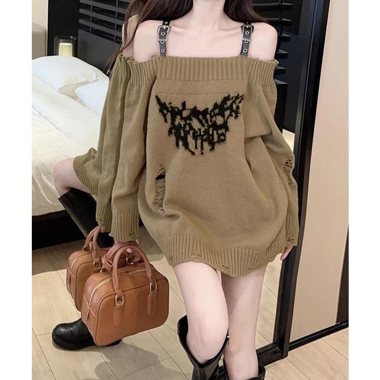 オフショルニットミニワンピース ダメージ | SUNSHINE CLOSET | 詳細画像17 