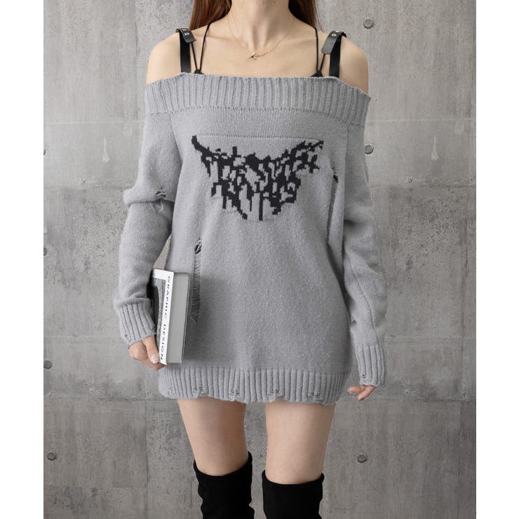 オフショルニットミニワンピース ダメージ | SUNSHINE CLOSET | 詳細画像21 