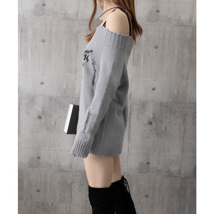 オフショルニットミニワンピース ダメージ | SUNSHINE CLOSET | 詳細画像22 