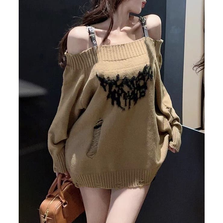 オフショルニットミニワンピース ダメージ | SUNSHINE CLOSET | 詳細画像8 