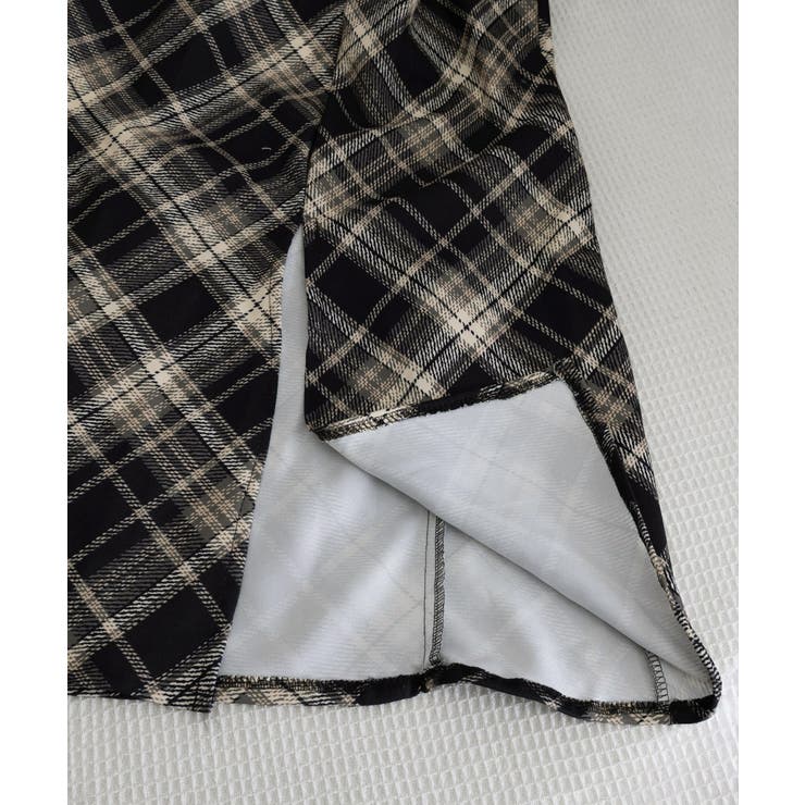 チェック柄サスペンダーワンピースベルト付 | SUNSHINE CLOSET | 詳細画像24 