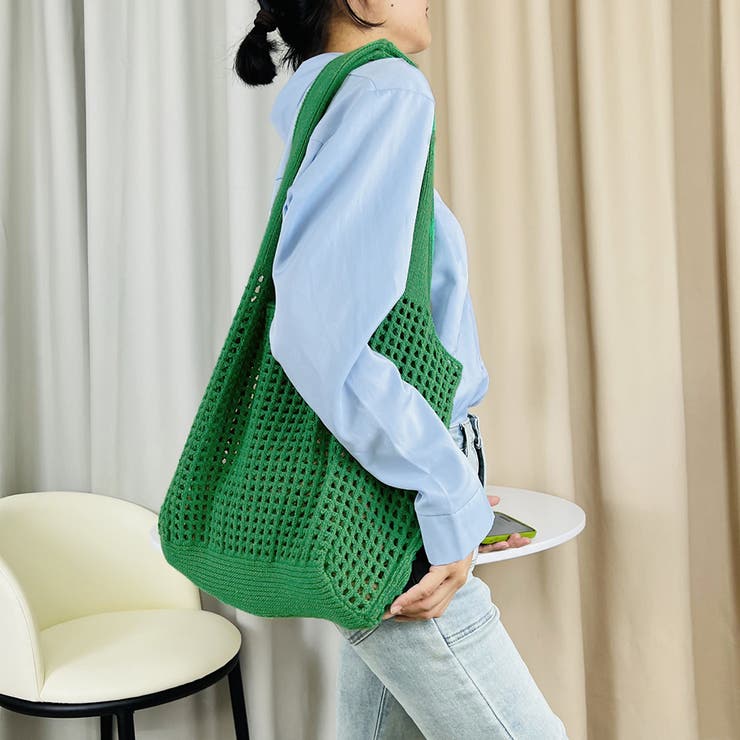 トートバッグ 編みバッグ ニットバッグ夏 | SUNSHINE CLOSET | 詳細画像12 