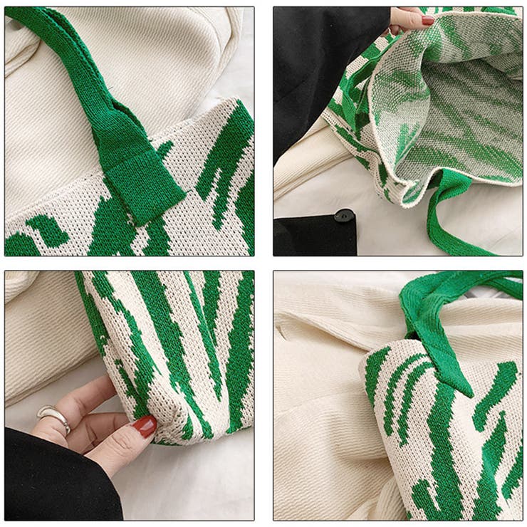 ニットバッグ トートバッグ 大容量かばん | SUNSHINE CLOSET | 詳細画像3 