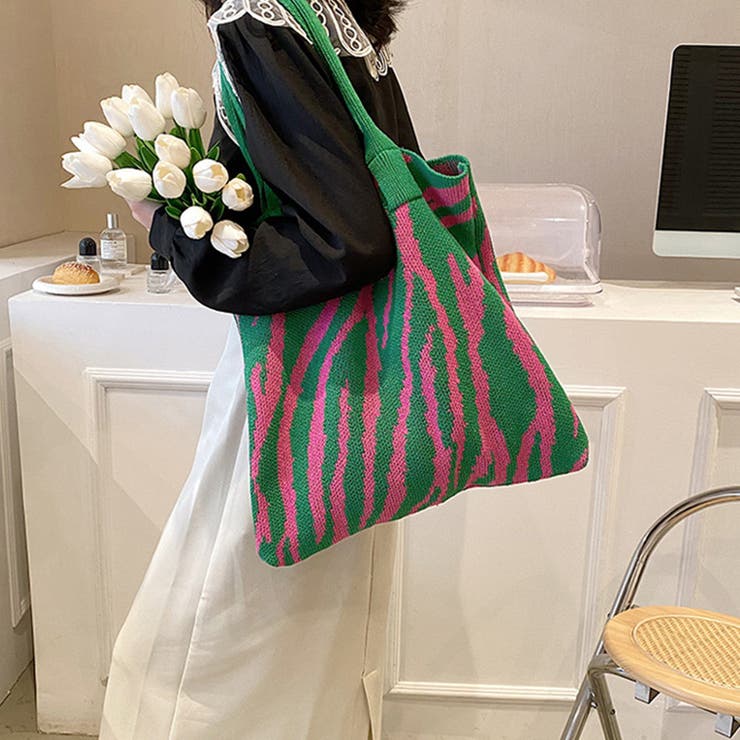 ニットバッグ トートバッグ 大容量かばん | SUNSHINE CLOSET | 詳細画像9 