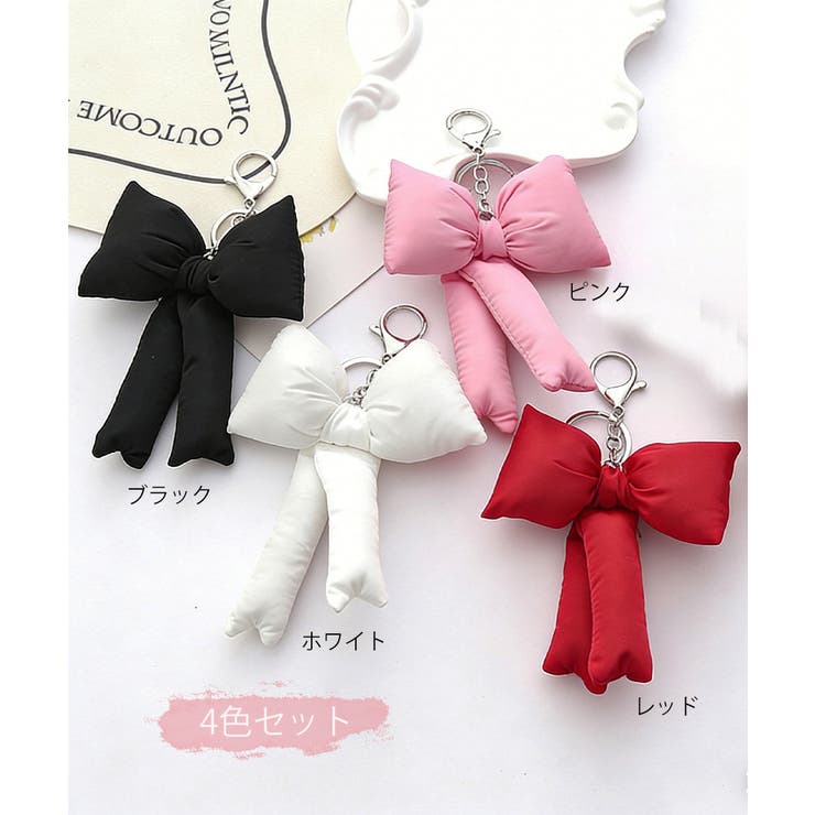 ぷくぷくリボンバッグチャーム 4色セット | SUNSHINE CLOSET | 詳細画像2 