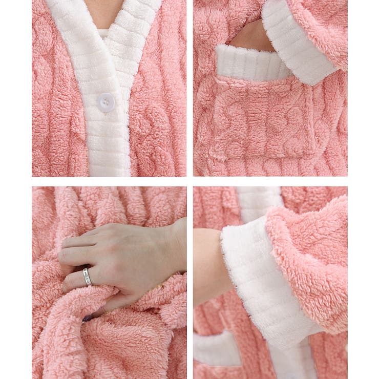 フリースパジャマ上下セット冬ルームウェア | SUNSHINE CLOSET | 詳細画像20 