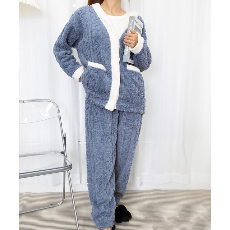 フリースパジャマ上下セット冬ルームウェア | SUNSHINE CLOSET | 詳細画像21 