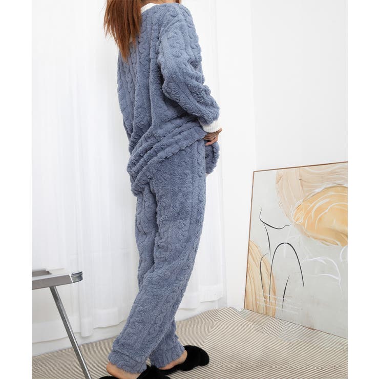 フリースパジャマ上下セット冬ルームウェア | SUNSHINE CLOSET | 詳細画像22 