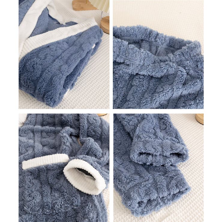 フリースパジャマ上下セット冬ルームウェア | SUNSHINE CLOSET | 詳細画像26 