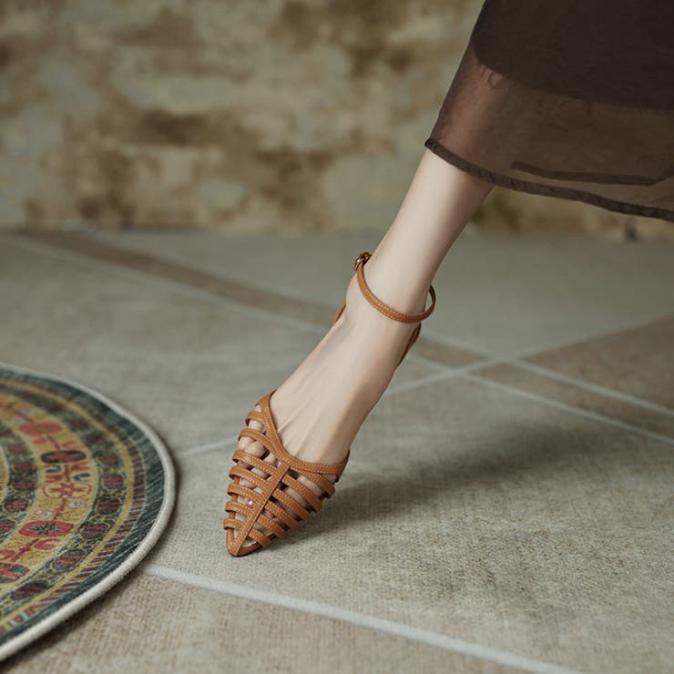 ポインテッドトゥ グルカサンダル レトロ | SUNSHINE CLOSET | 詳細画像17 